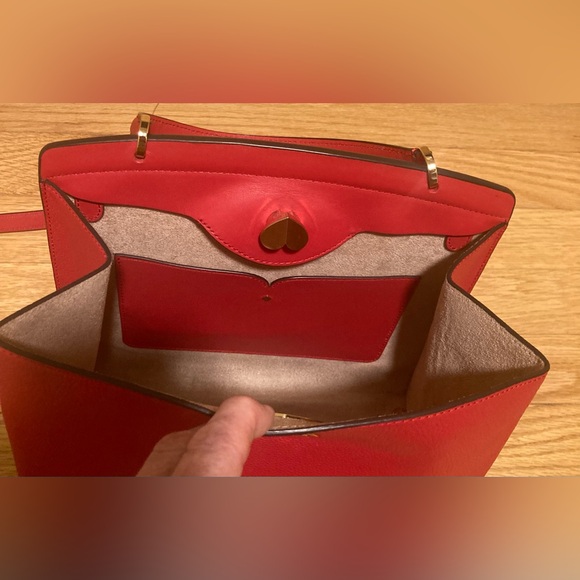 Kate Spade Satchel/Crossbody Suede Interior NEW! - Picture 7 of 12